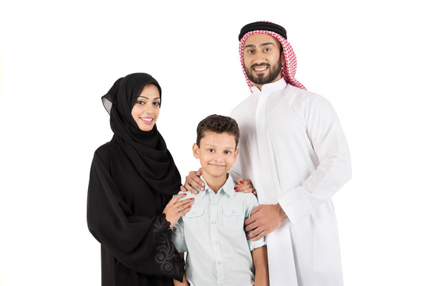 Familia árabe musulmana
 - Foto, Imagen