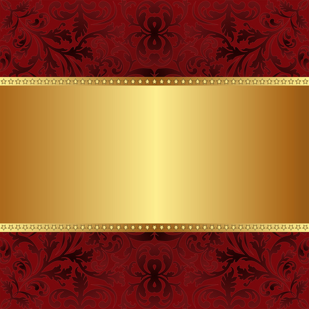 Червоний золотому фоні
 - Вектор, зображення