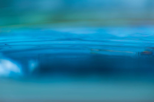 Abstract macro of water surface - Zdjęcie, obraz