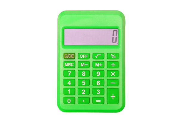 Green electronic calculator - Fotó, kép