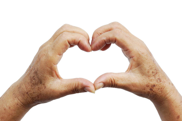 Mãos em forma de coração
 - Foto, Imagem
