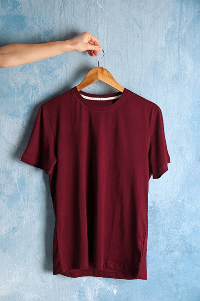 Blank color t-shirt - Photo, image