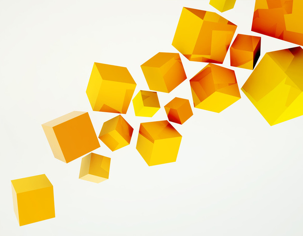 Orange cubes background - Foto, immagini