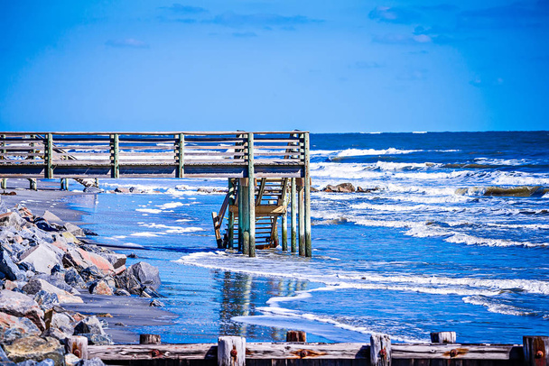 escenas costeras alrededor de playa locura sur carolina
 - Foto, Imagen