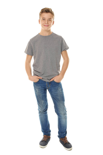 Teenager in casual clothes - Valokuva, kuva