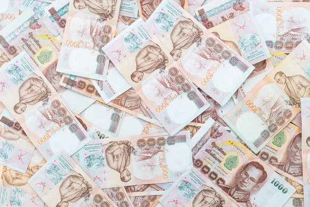 Thai banknote and cash - 写真・画像
