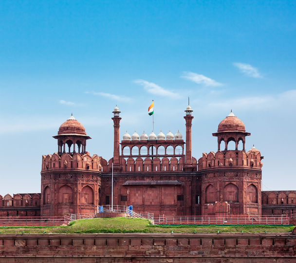 red fort (lal qila). delhi, indien - Foto, Bild