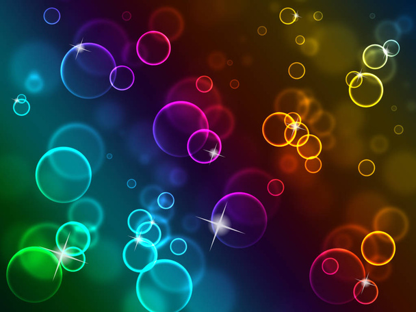Multicolored Copyspace Background Represents Backdrop And Abstra - Фото, зображення
