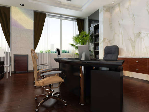 Современный интерьер офиса - Фото, изображение