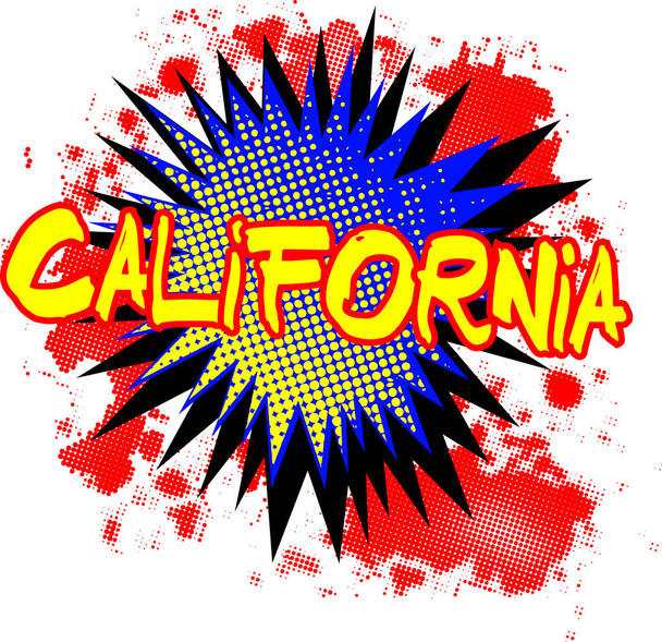 California Comic Exclamation - Vector, Image