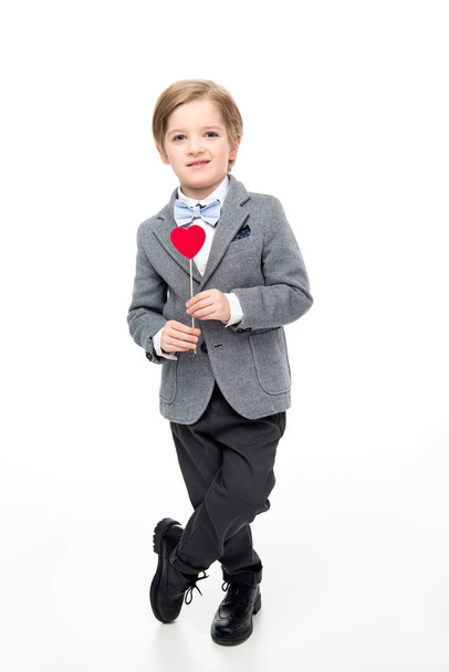 Cute little boy in suit  - 写真・画像