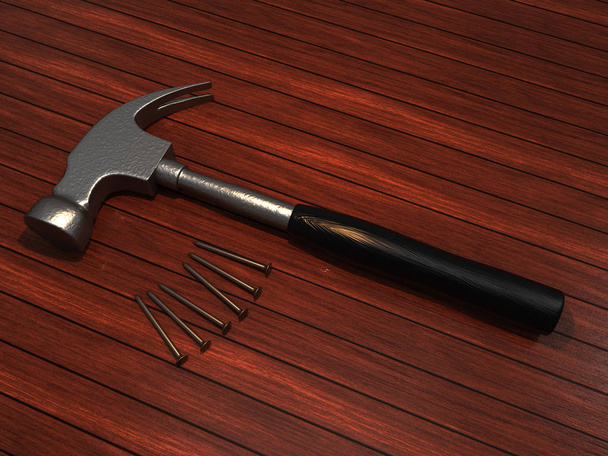 wrench 3D rendering - Foto, Imagen