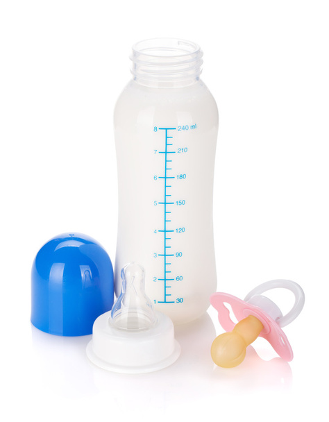 Baby bottle and pacifier - Photo, Image