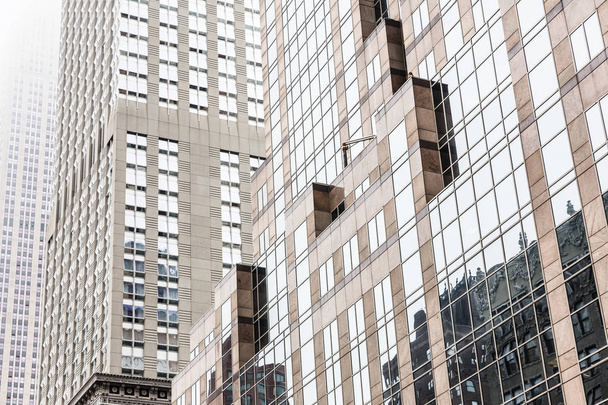 Fasády budov v Manhattanu - Fotografie, Obrázek