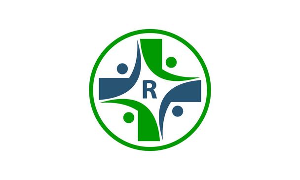 Medical Group Initial R - Vector, Image