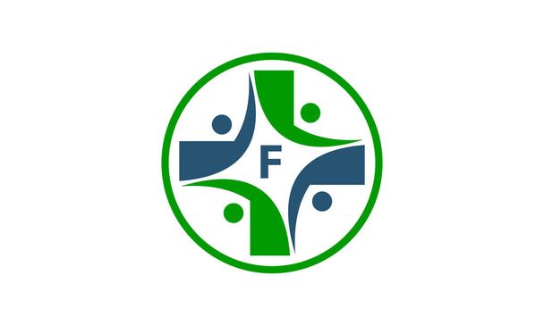 Medical Group Initial F - Vector, Image
