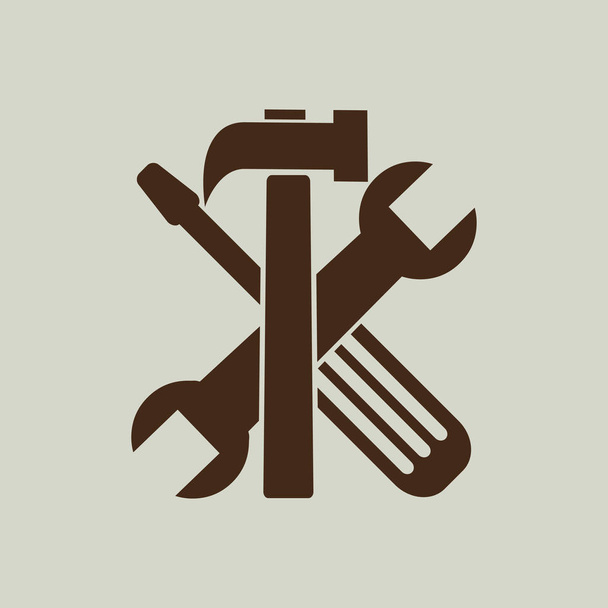 icono de herramientas signo
  - Vector, Imagen
