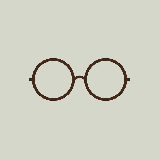 Icona di occhiali rotondi
  - Vettoriali, immagini