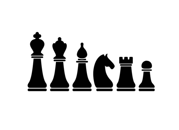 チェス図ベクトルを設定 - ベクター画像