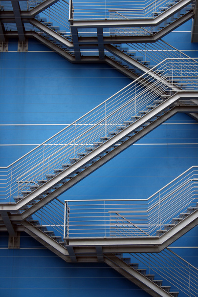 Escaleras de hierro Fondo
 - Foto, imagen