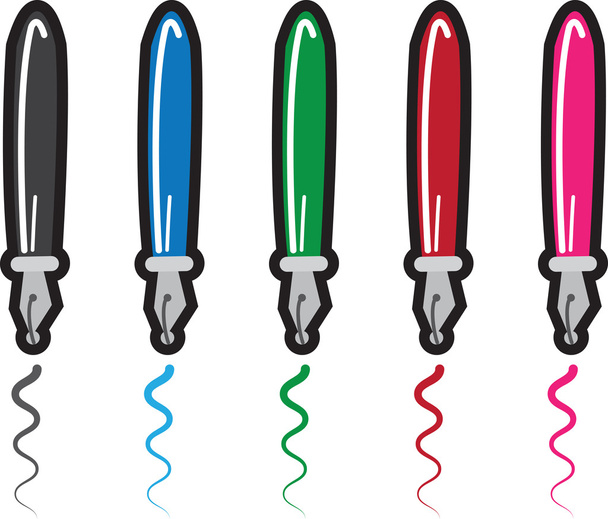 Pen Colors - Vector, Image