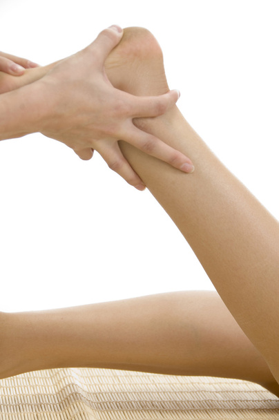 Female getting leg massage - Foto, imagen