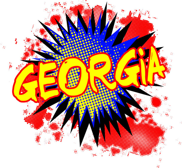 Georgia Comic Exclamation - Vector, Image