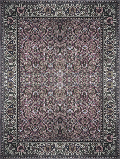 Perzsa szőnyeg textúra, absztrakt dísz. Kerek mandala mintával, közel-keleti hagyományos szőnyeg szövet szerkezete. Türkiz tejes kék szürke barna sárga piros - Fotó, kép