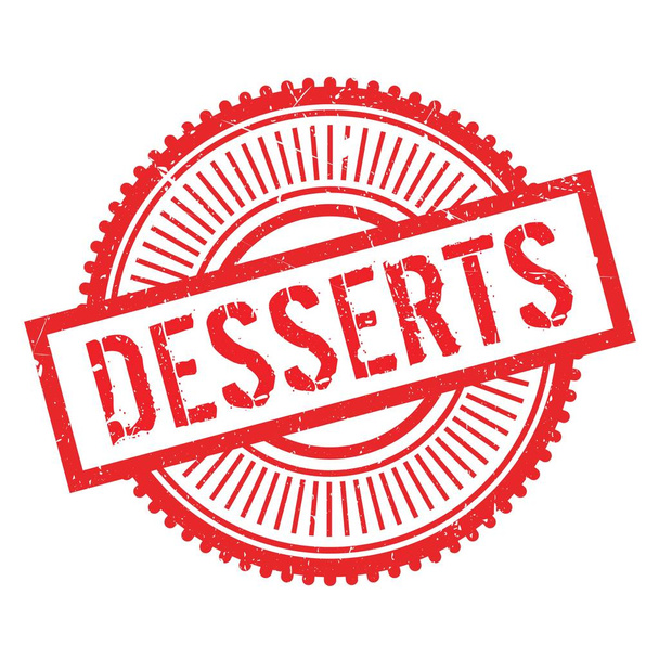 Desserts rubber grunge - Vettoriali, immagini