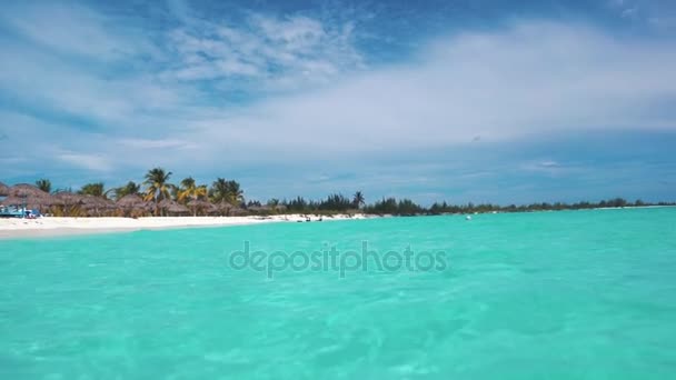 Cuba. Caribbean Sea. Cayo Largo. Beach. - Footage, Video
