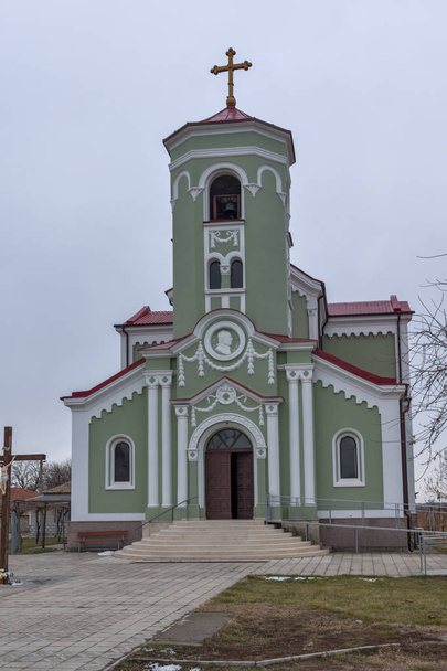 RAKOVSKI, BULGARIA - DECEMBER 31 2016: The Roman Catholic church Immaculate Conception of the Virgin Mary in town of Rakovski - Fotó, kép