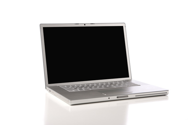neuer Laptop auf weißem Hintergrund - Foto, Bild