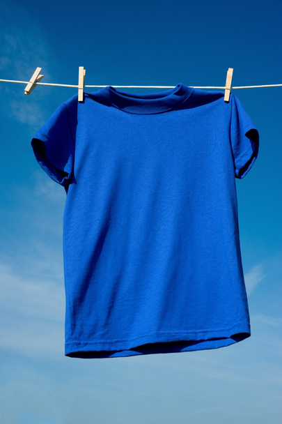 A Blue T-Shirt - 写真・画像
