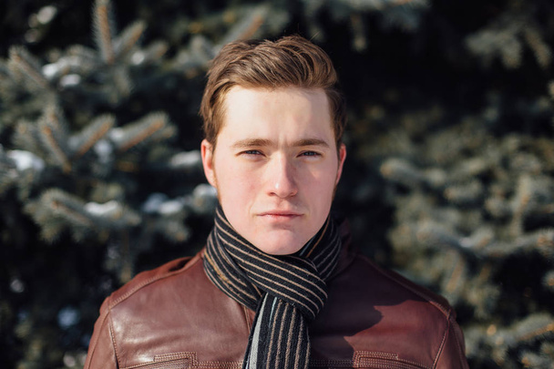 Man's winter portrait - Fotografie, Obrázek