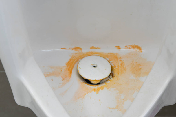 Closeup Dirty Urinal - Φωτογραφία, εικόνα