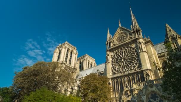 Notre Dame wolken Time-lapse - Video