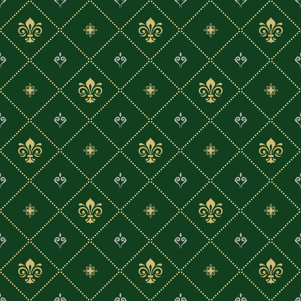 A Royal Liliomos Seamless Pattern - Fotó, kép