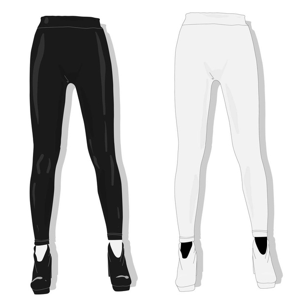 Collection legging femme isolé
.  - Photo, image