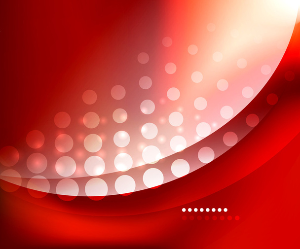 Shiny smooth blurred wave background - Vector, Image