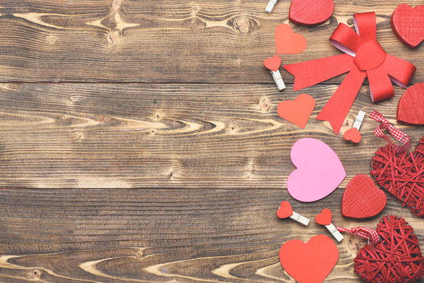 decorative colorful valentine background - Photo, Image
