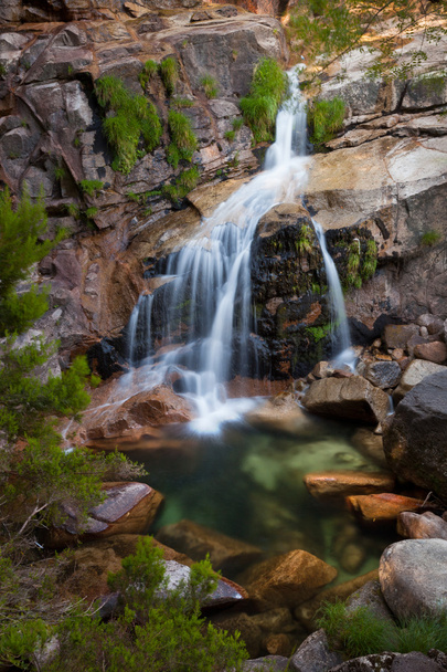 Beautiful waterfall at Geres National Park, Portugal - Zdjęcie, obraz