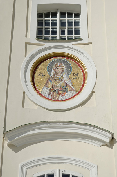 Mosaik der hl. Barbara in der pochaev lavra - Foto, Bild