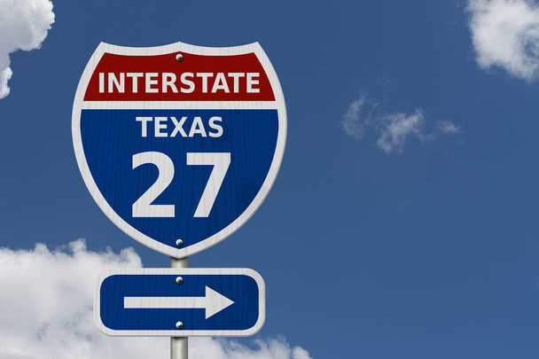 USA Interstate 27 snelweg teken - Foto, afbeelding