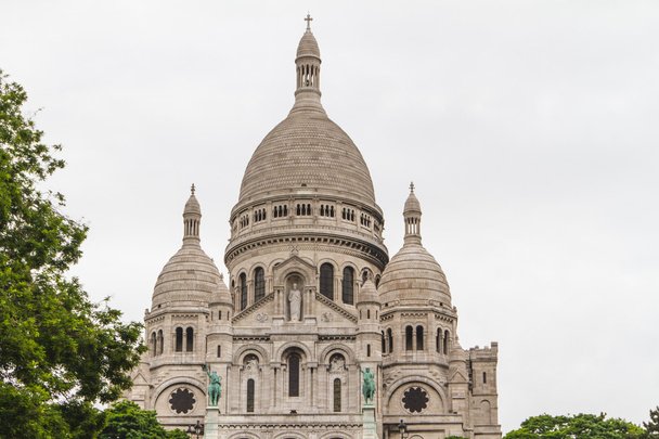 A arquitetura externa de Sacre Coeur, Montmartre, Paris, Fra
 - Foto, Imagem