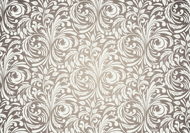 naadloze patroon in bruine kleur - Vector, afbeelding