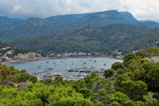 Port with yachts in the bay - Photo, image