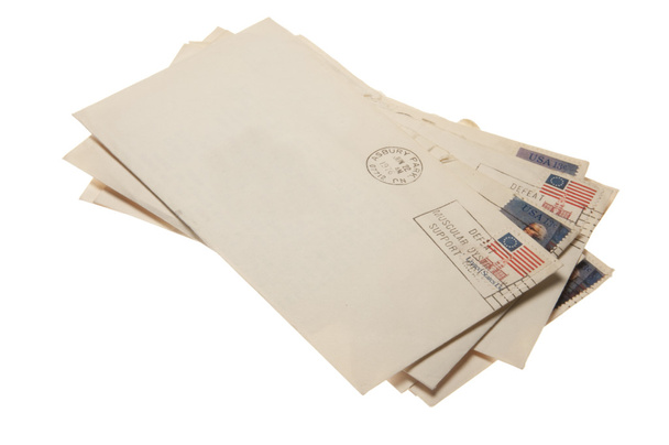 Stack of Letters from 1976 - Zdjęcie, obraz