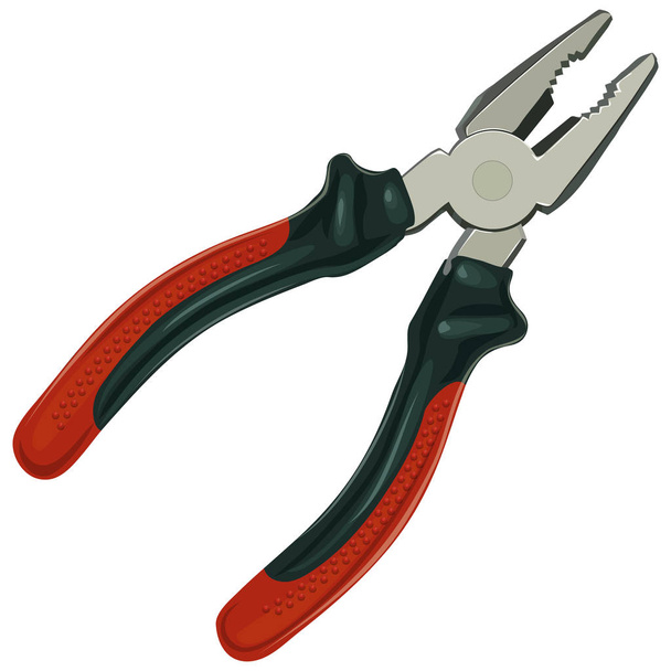 Pliers for electrical insulation - Vector, Image
