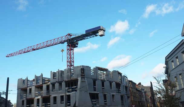 Building construction with crane - Photo, Image