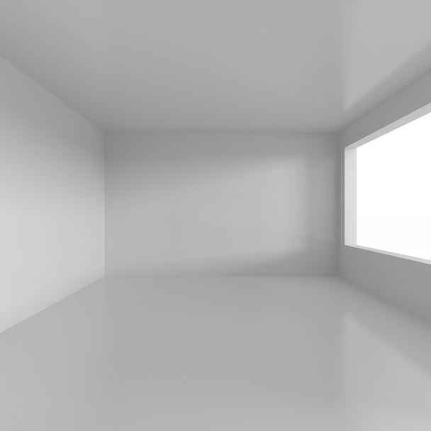 Tyhjä valkoinen huone
 - Valokuva, kuva